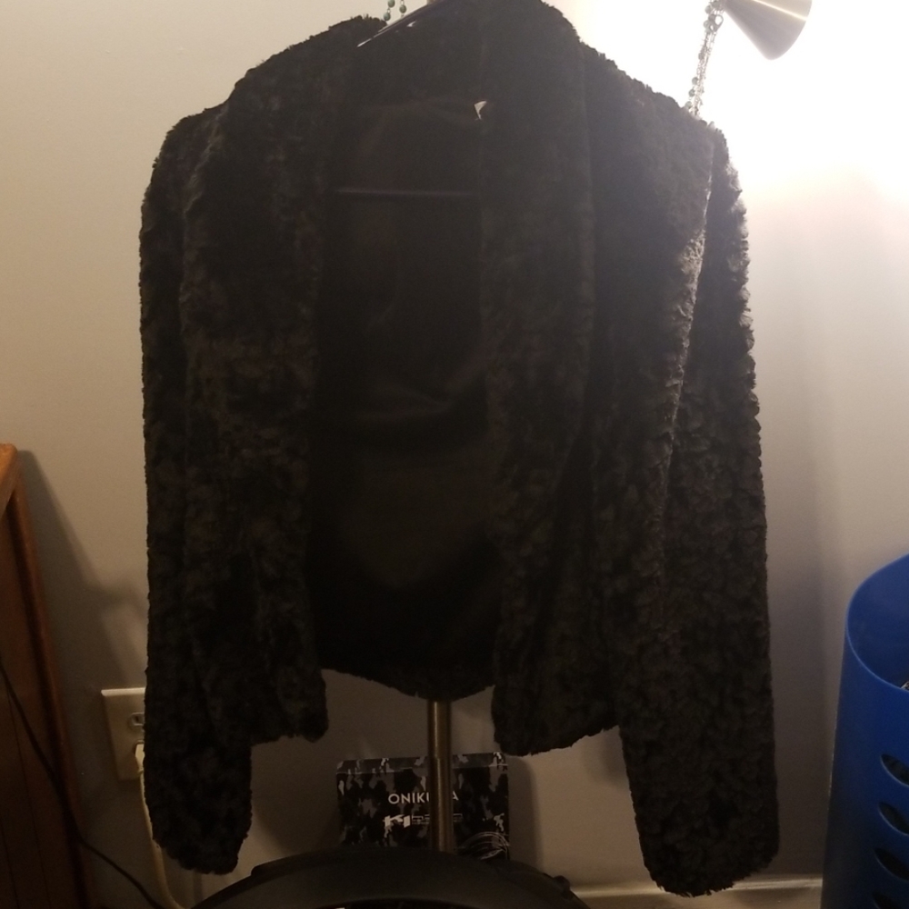 Faux fur jacket